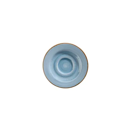 Plato Café 13cm Artisan Azul