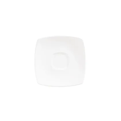 Plato té 16cm cuadr oslo blanco