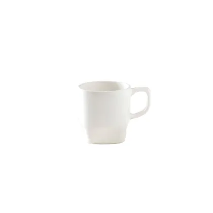 Pocillo té 255ml cuadrado Block blanco