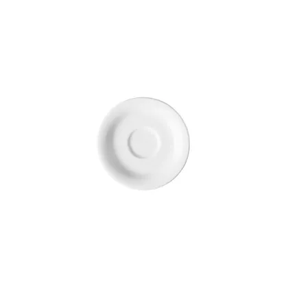 Plato café 12.6cm Actualite blanco