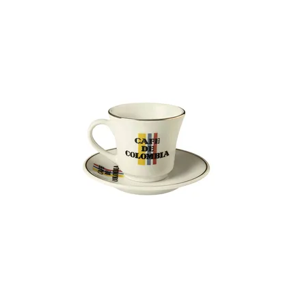 Set 6 puestos 12 piezas Café de Colombia