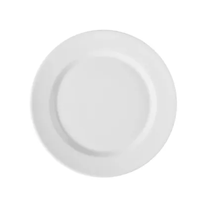 Plato pando 27.7cm Elegance blanco