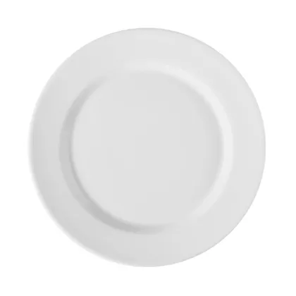 Plato pando 31.9cm Elegance blanco