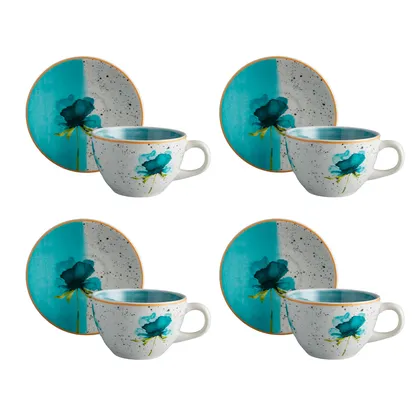 Set de Café / Té Armonía 4 puestos 8 piezas