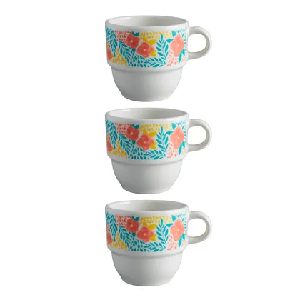 Set 3 Pocillos Té 201.4ml Anemone