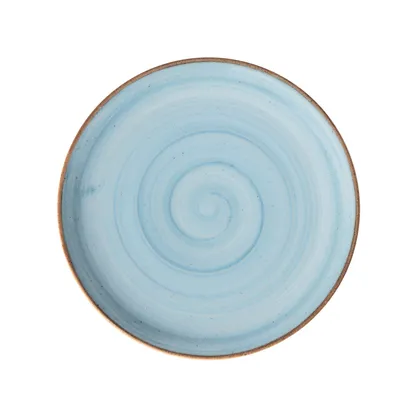 Plato Pando 28.3cm Caoba Azul