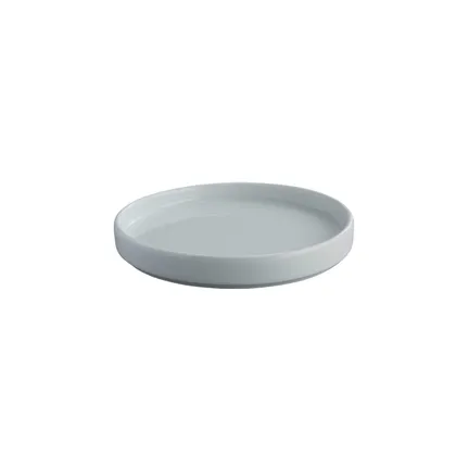Plato pando 15.5cm Rustic blanco