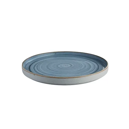 Plato pando 20.3cm Rustic artisan azul