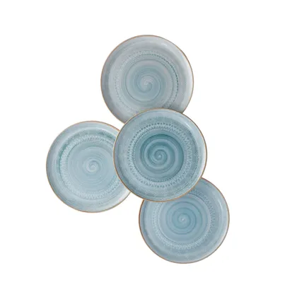 Set 4 Platos Postre Congo Azul 21.4cm