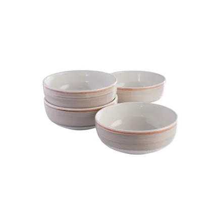 Set 4 Cerealeros Caoba Gris 622.8ml