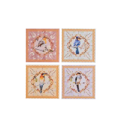 Set 4 Portavasos Susurro 10.5cm x 10.5cm