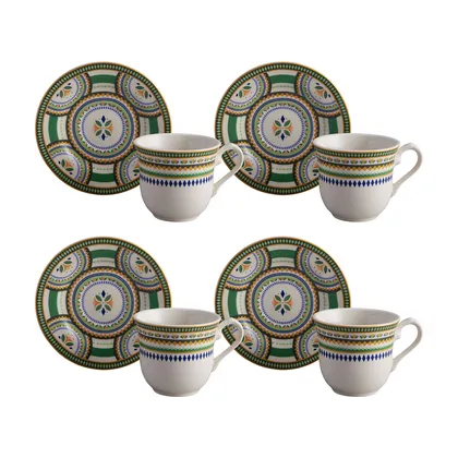 Set de Café / Té Isidora 4 puestos 8 piezas