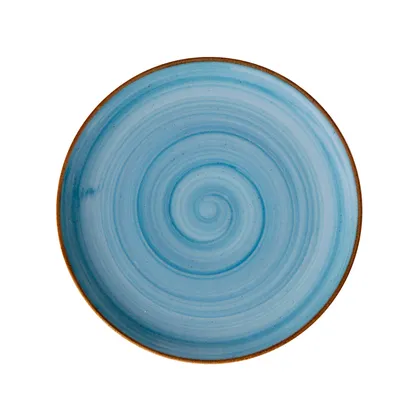 Plato Pando Coupé 28.4cm Artisan Azul