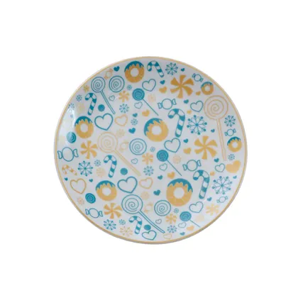 Plato Postre Frosty Candy 20cm