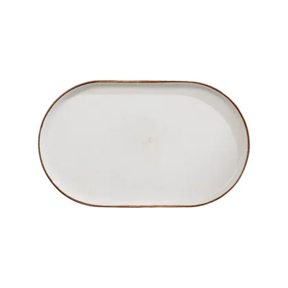 Bandeja 35.9x21.7cm Artisan Beige Rustic
