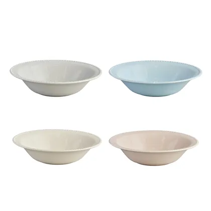 Set 4 Platos Hondos Perla Surtido 482ml