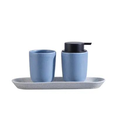 Set de Baño 3 Piezas Océano