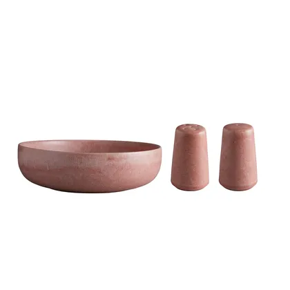 Combo Ensaladera + Salero + Pimentero Rosé