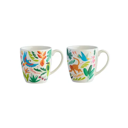 Set 2 Mugs 379.7 ml Todos Juntos by ABACO