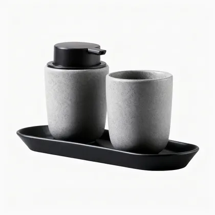 Set de Baño 3 Piezas Granito