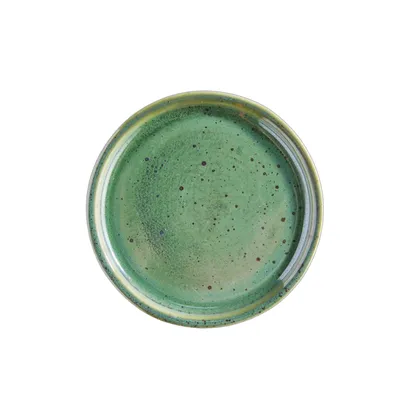 Plato Postre Origen 21.1cm Verde Brillante