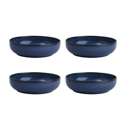 Set 4 Platos Hondos Medianoche 863 ml