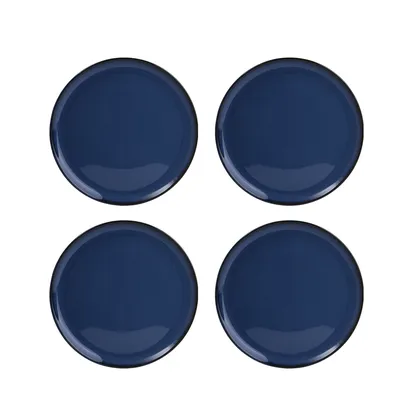 Set 4 Platos Pandos Medianoche 28cm