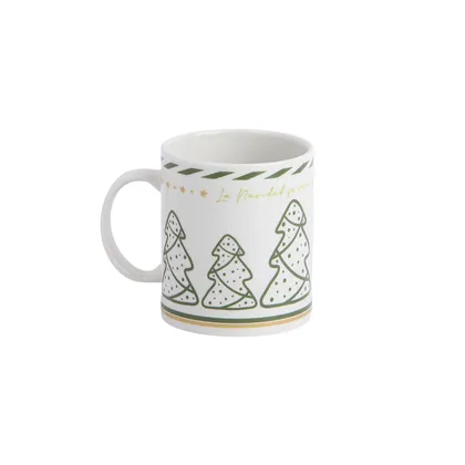 Mug Dulce Regalo Árboles 318.9ml