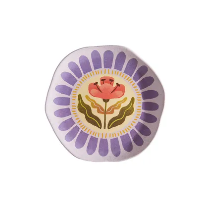 Plato Postre Oriana Lirio 19.8cm