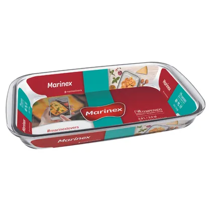 Refractaria Marinex Rectangular Grande x 1 Unidad