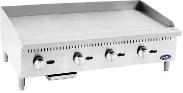 Plancha de Sobreponer a Gas 4 Quemadores