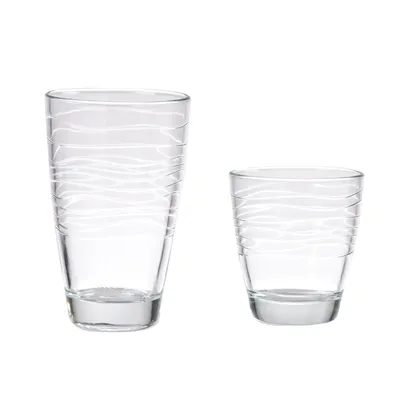 Vaso Curvas Canastilla x 6 Unidades
