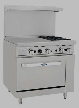 Módulo Estufa 2 Puestos, Plancha y Horno