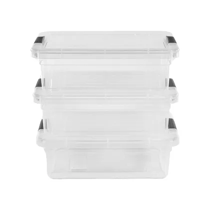 Set X 3 Recipientes 6,25L Natural - Gris