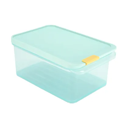 Recipiente Rectangular Para Congelación Freezer Fit 1,65L Azul