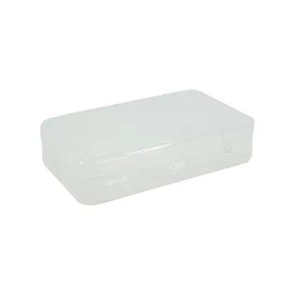 Caja Organizadora Plástica con Divisiones Transparente