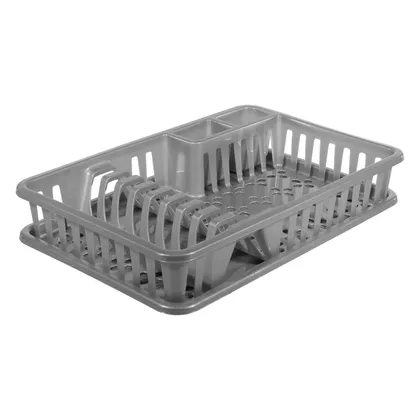 Escurridor De Platos Mediano Gris