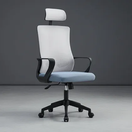 Silla de Escritorio Summit, Gris, ergonómica con altura ajustable