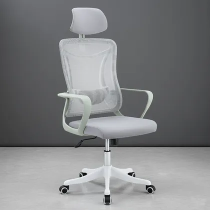 Silla de Escritorio Elite, Gris, ergonómica con altura ajustable