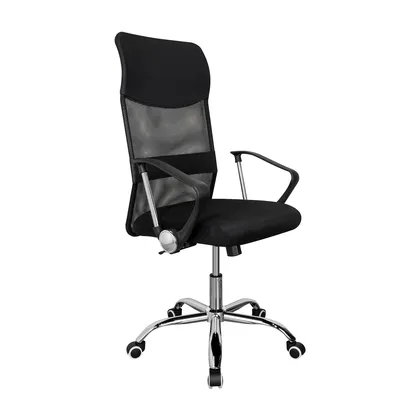 Silla Oficina X-50B, Wengue, con Cómodo Espaldar y Rodachines