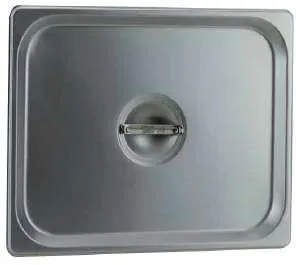 Tapa Azafate 1/2 Medio Acero Inoxidable