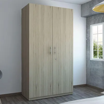 Closet Trade, Cartagena y Blanco con amplio espacio para almacenamiento y dos tubos para c