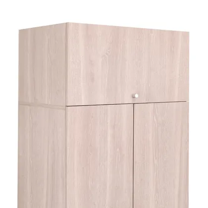 Complemento para Closet Beico, Bardolino y Blanco Duqueza, Para Adicionar Altura y Compart