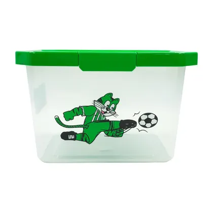Caja Organizadora Estrabox 20L Natural Verde Atletico Nacional