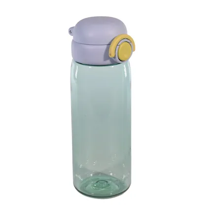 Botella Plástica 520Ml Azul-Verde
