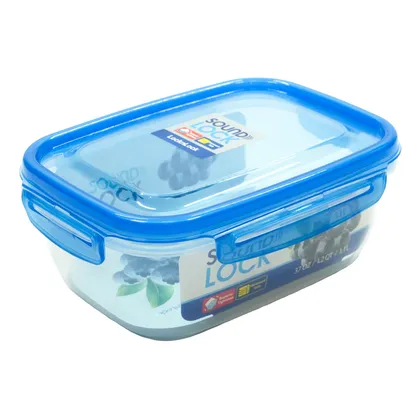 Recipiente Rectangular Soundlock 1100Ml Azul