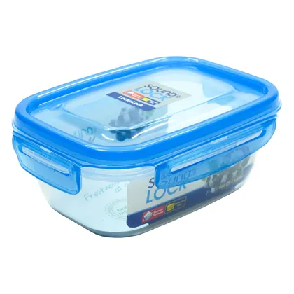 Recipiente Rectangular Soundlock 620Ml Azul