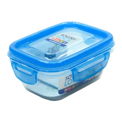 Recipiente Rectangular Soundlock 240Ml Azul