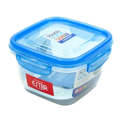 Recipiente Cuadrado Soundlock 800Ml Azul