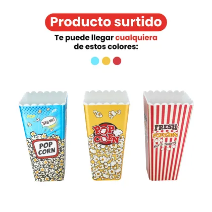 Crispetero cuadrado plastico 1.3L Surtido